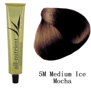 All-Nutrient Permanent Cream Hair Color - 5M Medium Ice Mocha